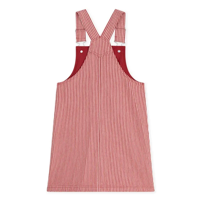 Robe Salopette Coton Bio | Rose