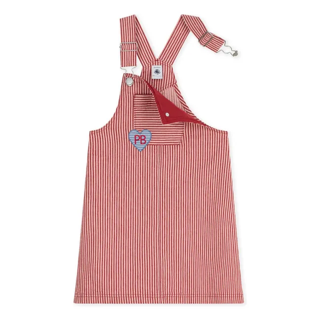Robe Salopette Coton Bio | Rose