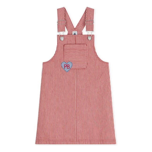 Robe Salopette Coton Bio | Rose