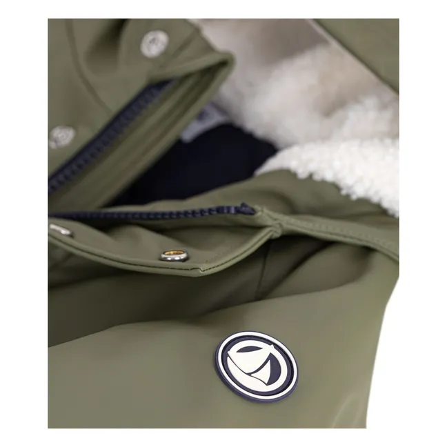 Ciré Doublé Façon Sherpa | Olive