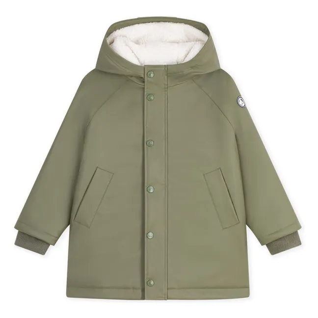 Ciré Doublé Façon Sherpa | Olive
