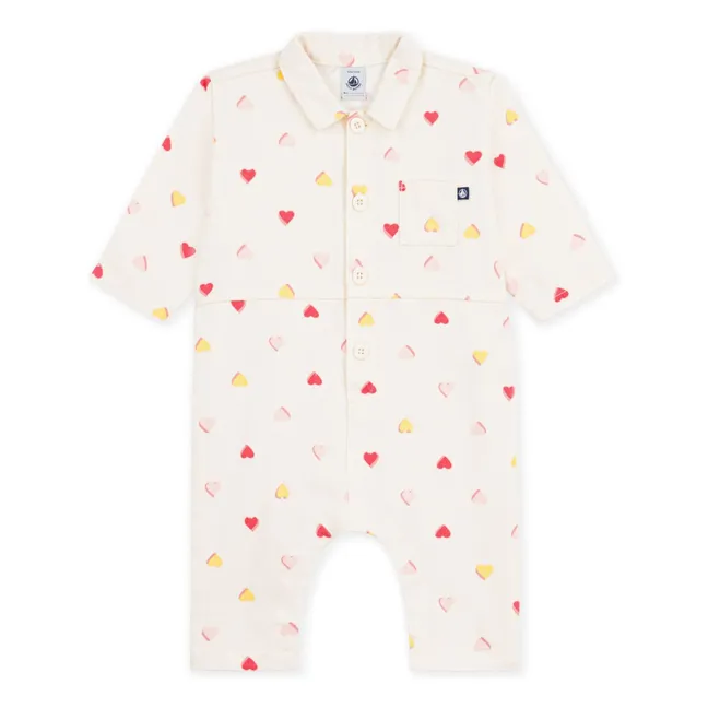 Combination Hearts | Ecru