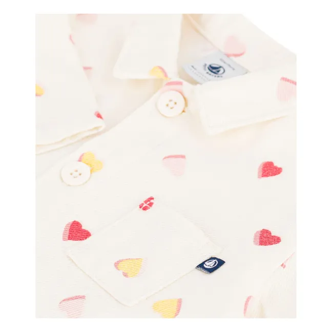 Combination Hearts | Ecru