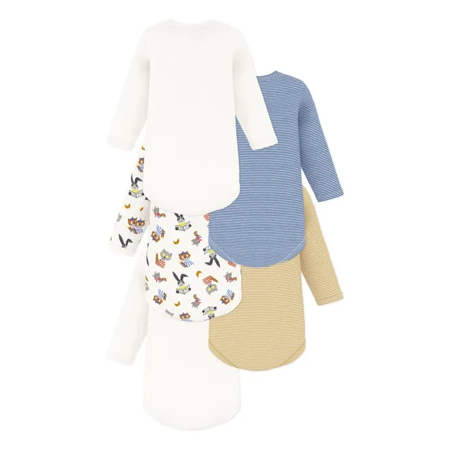 Set of 5 Organic Cotton Animal Bodies | White
