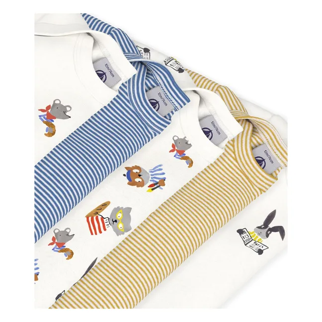 Set of 5 Organic Cotton Animal Bodies | White