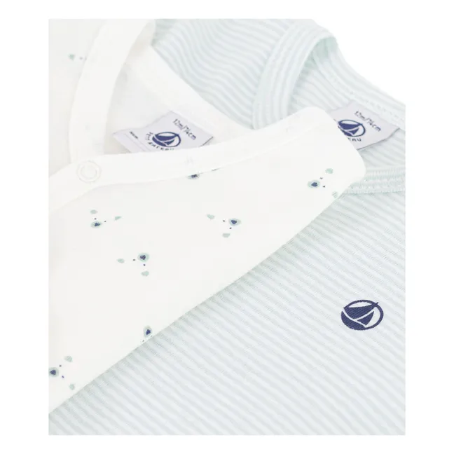 Lot de 2 Pyjamas Dors Bien Oursons Coton Bio | Vert
