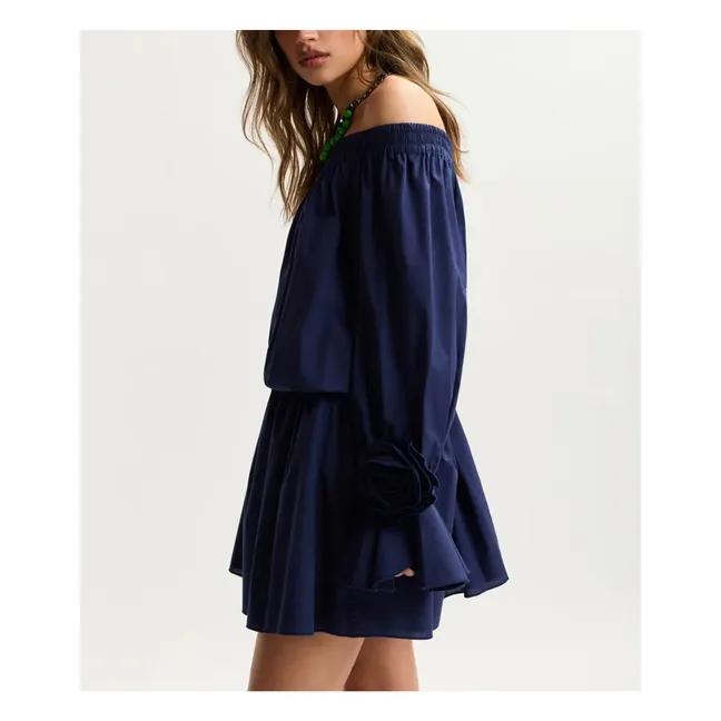 Robe Jegan Coton | Bleu