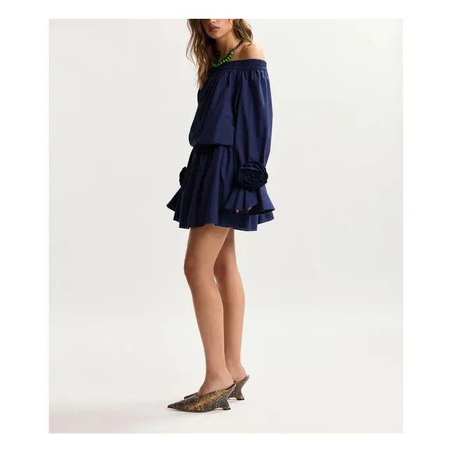 Robe Jegan Coton | Bleu