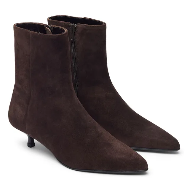 Boots Paula Cuir | Marron