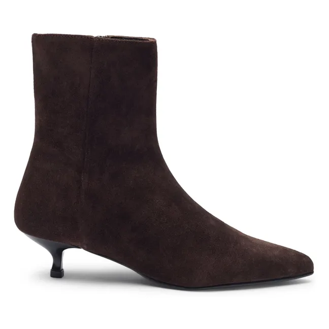 Boots Paula Cuir | Marron