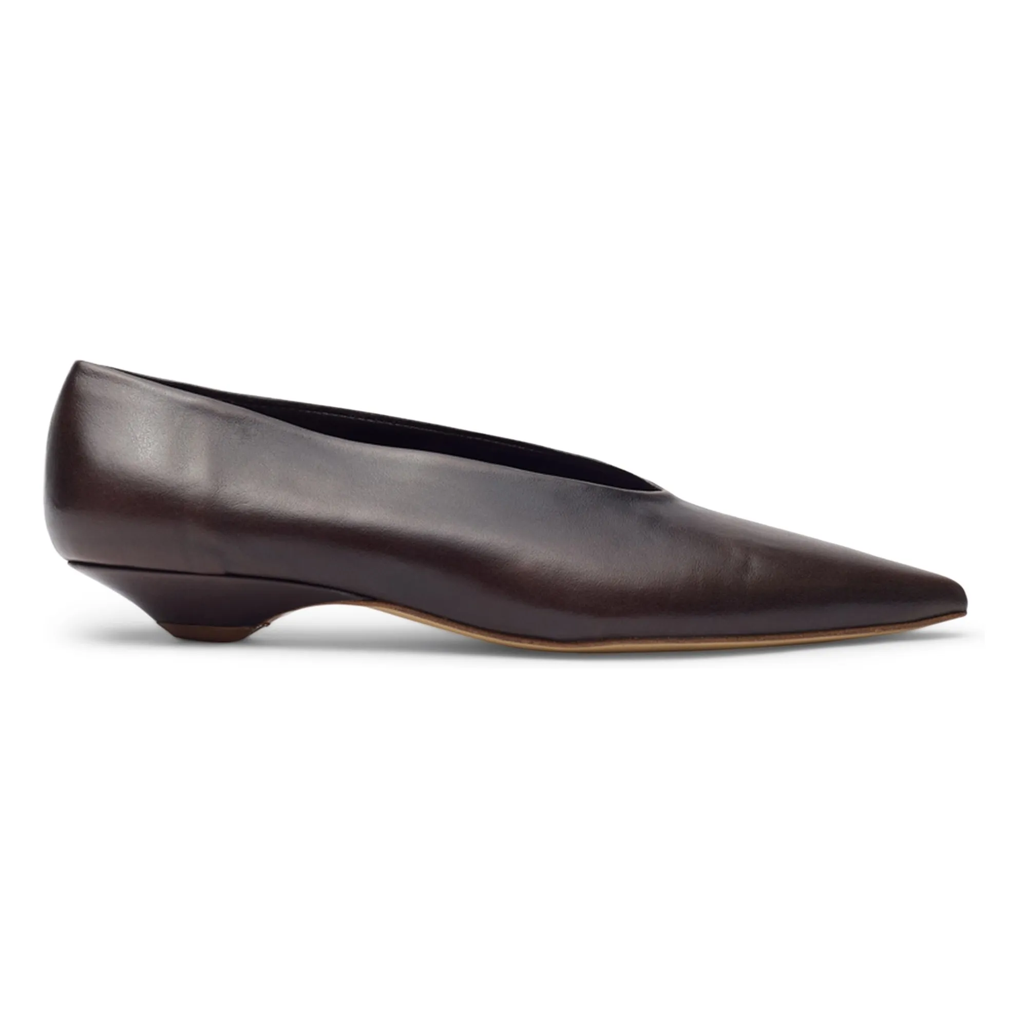Slingback Freya Cuir | Marron- Image produit n°0