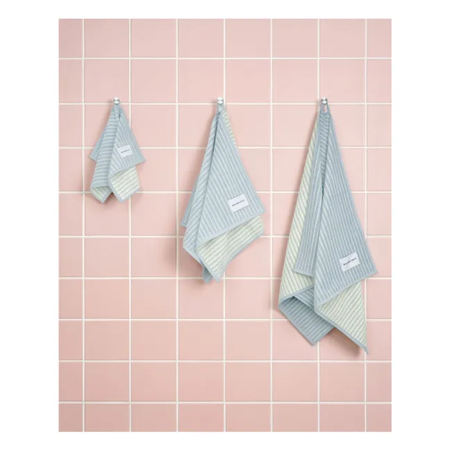 Toalla de baño a rayas | Azul