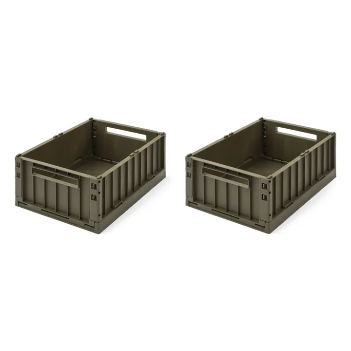 Cassette pieghevoli Weston - Set di 2 | Brown- Immagine del prodotto n°0