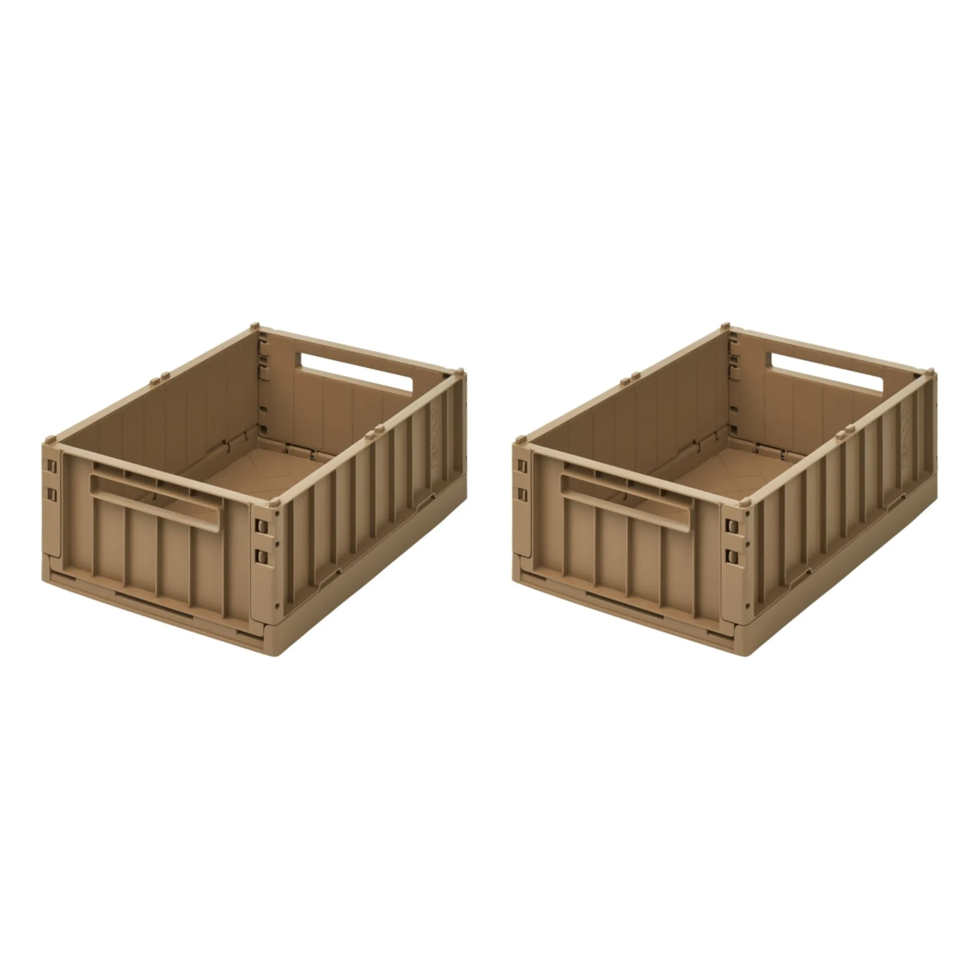 Liewood Oat Weston Collapsible Crates - Set Of 2