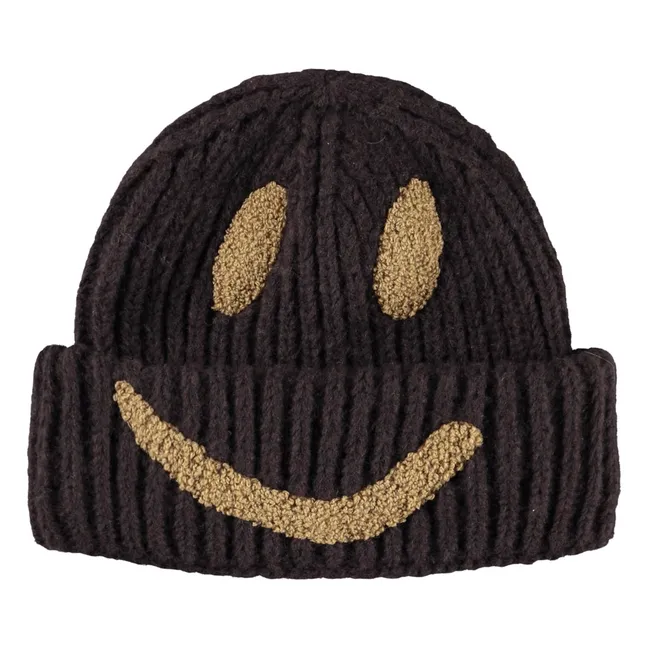 Bonnet Kim Smiley | Marron