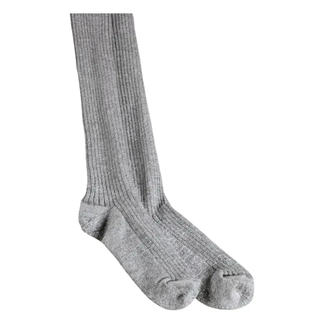 Collants Pailletés | Gris