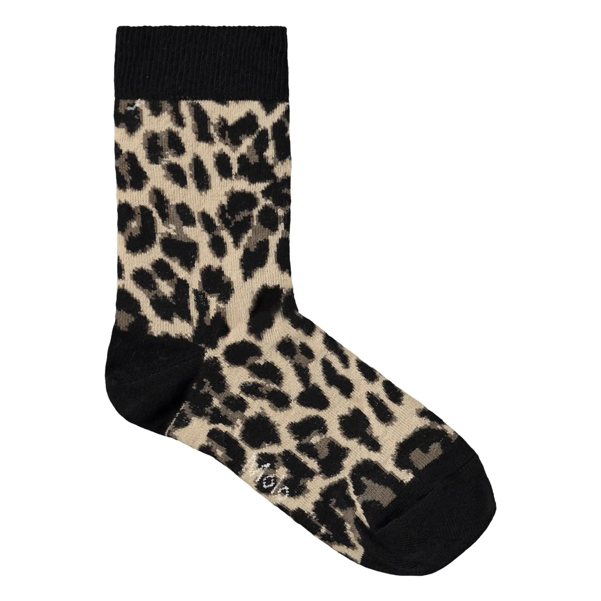 Lot de 2 Paires de Chaussettes Nomi Leopard | Noir- Image produit n°4