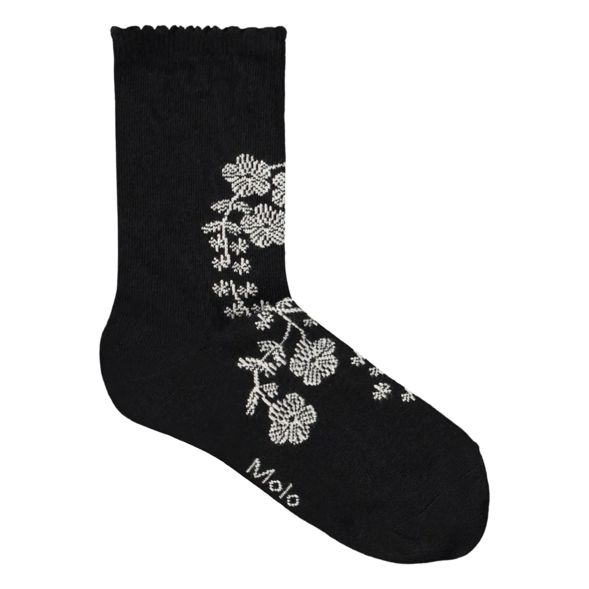 Lot de 2 Paires de Chaussettes Nomi Leopard | Noir- Image produit n°3
