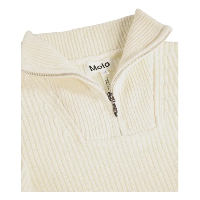 Chaqueta con cremallera Gretta  | Marfil