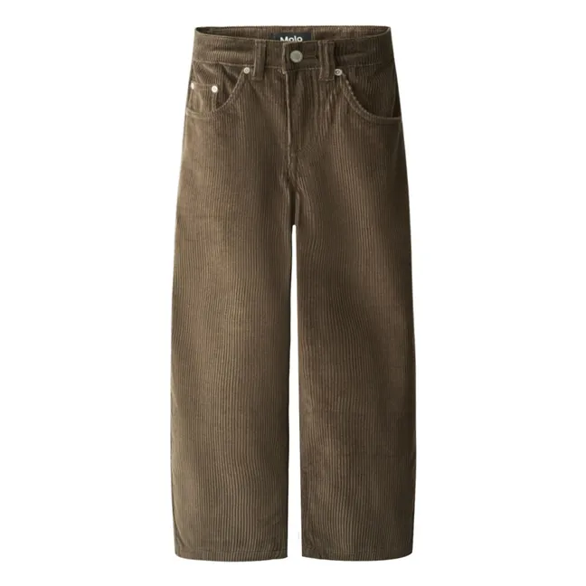 Vaqueros de algodón ecológico Aiden | Topo