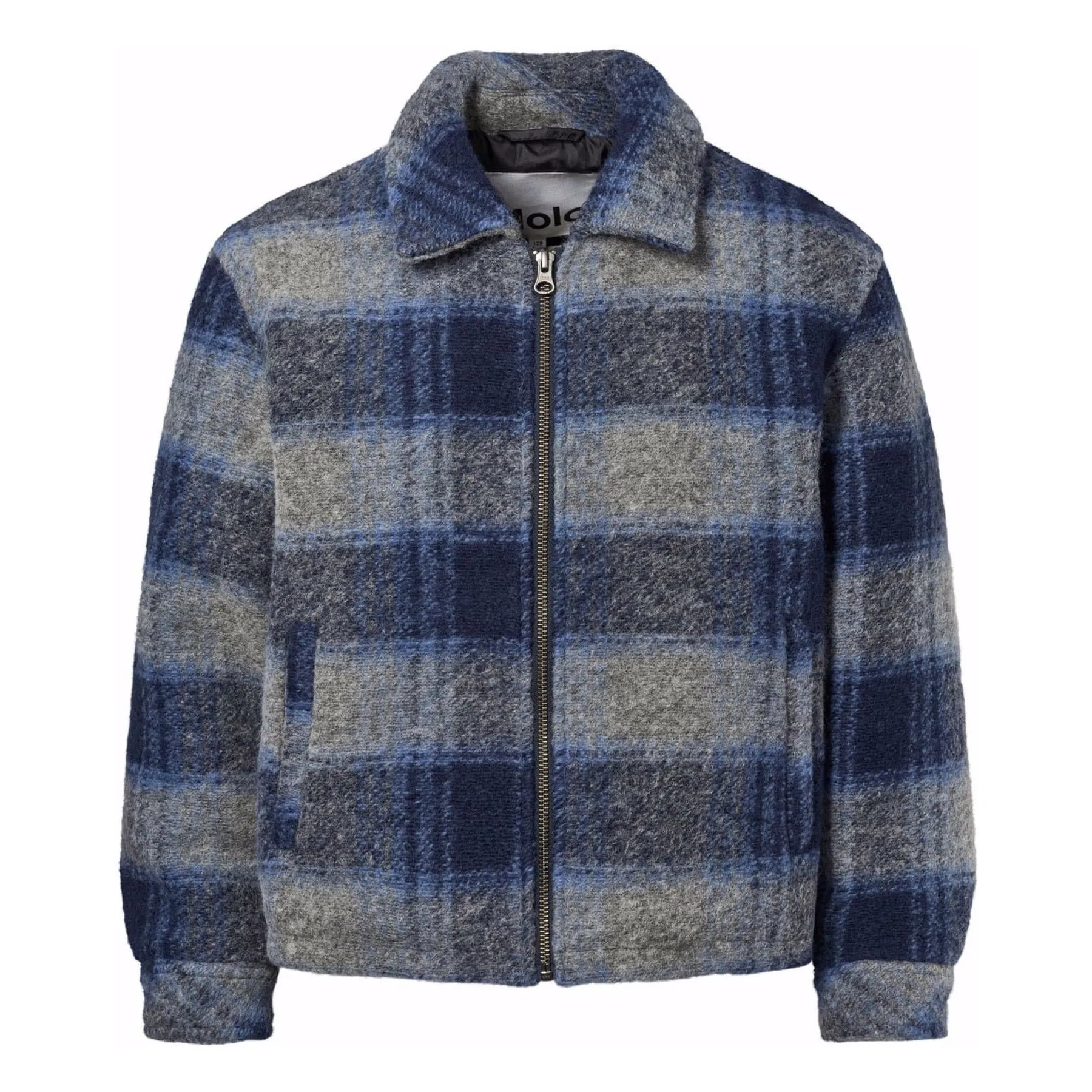Veste Hutton Carreaux | Bleu gris- Image produit n°0