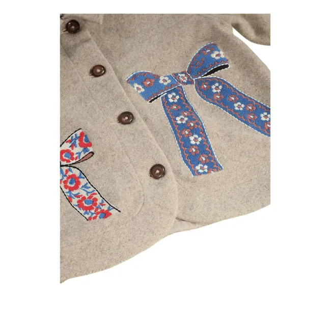 Veste Harmoney Nœuds Laine | Beige