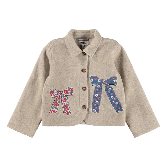 Veste Harmoney Nœuds Laine | Beige