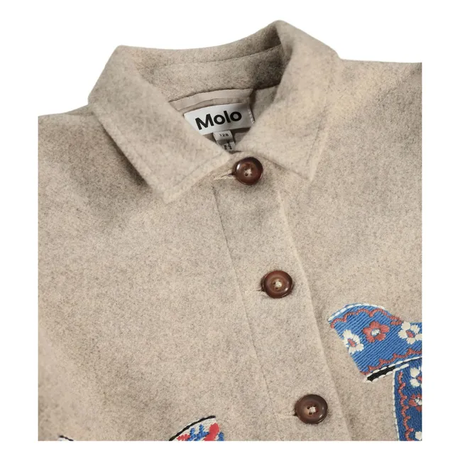 Veste Harmoney Nœuds Laine | Beige