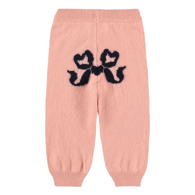 Jogger Solana Nœuds Laine | Rose
