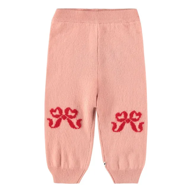 Jogger Solana Nœuds Laine | Rose