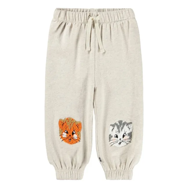 Jogger Simon Chats Coton Bio | Ivoire