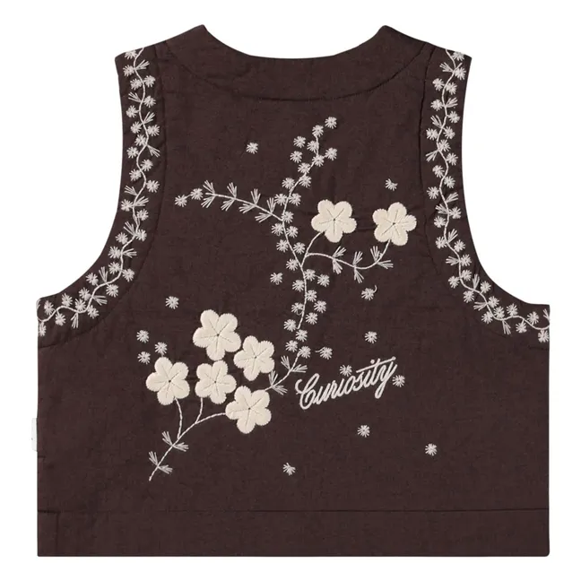 Gilet Sans Manches Fleurs Heather 