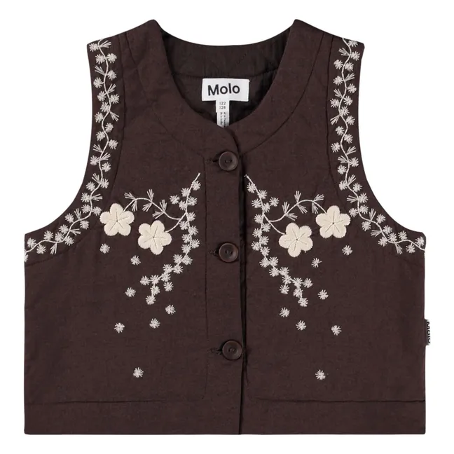 Heather Flower Sleeveless Vest 