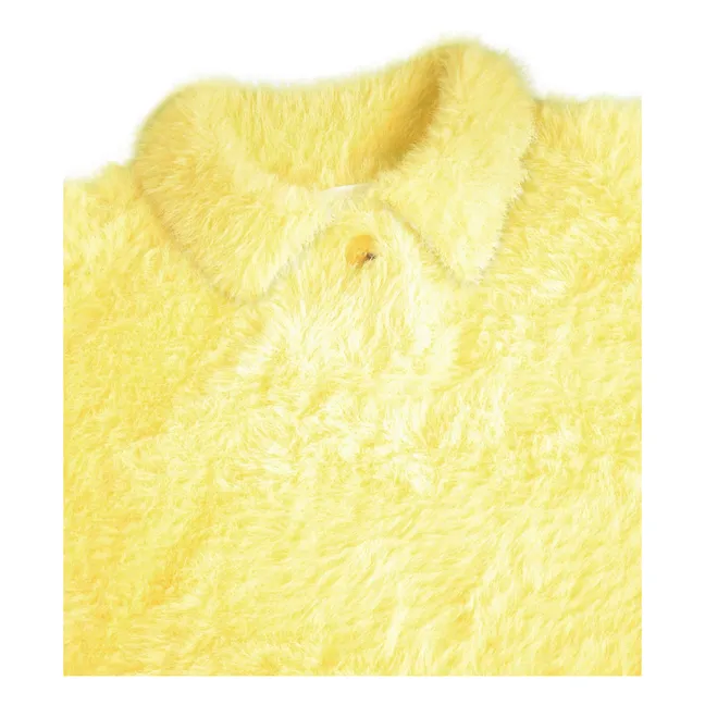 Jersey de cuello polo Gladys | Amarillo