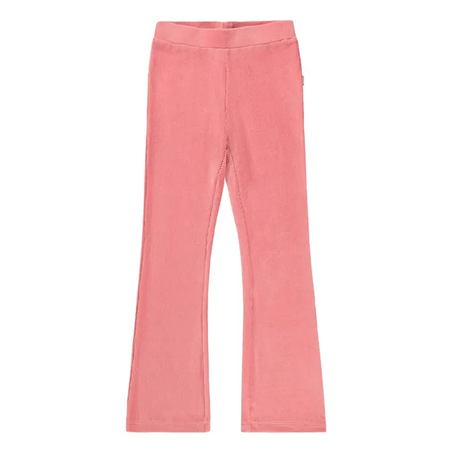 Jogger de terciopelo Alexisa | Rosa empolvado