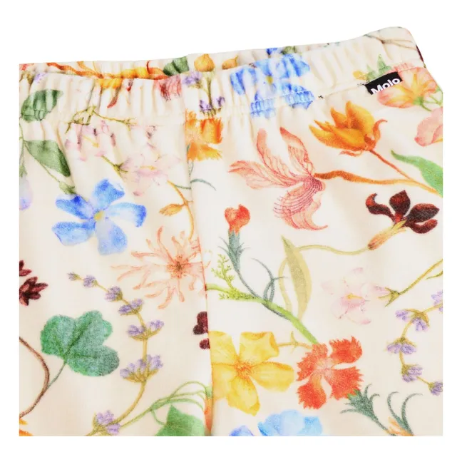 Pantalon Adriana Fleuri | Blanc