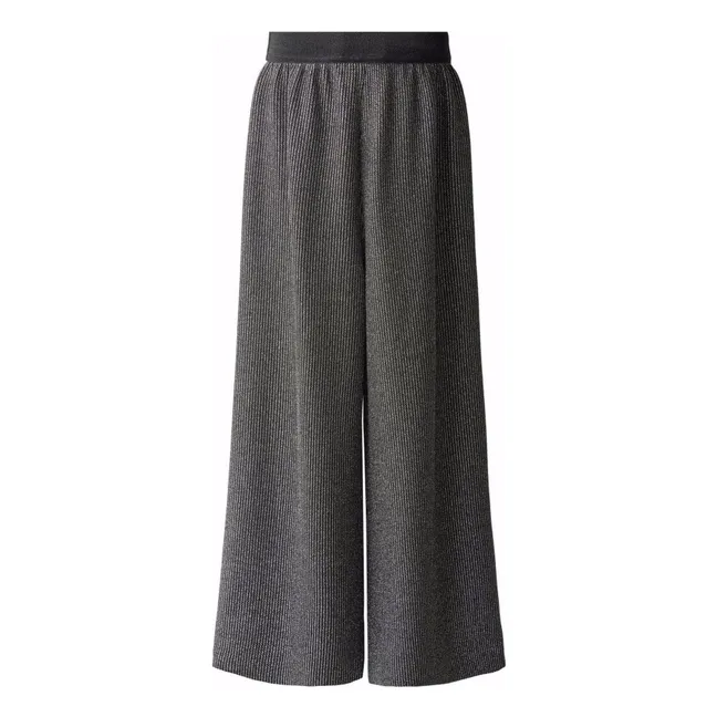 Pantalon Alenna Argenté | Noir
