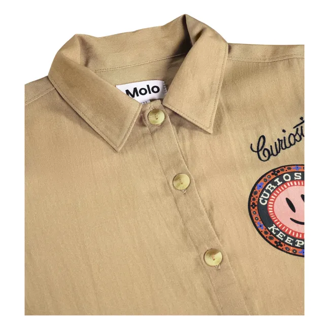 Robe Chemise Smiley Carrie | Camel