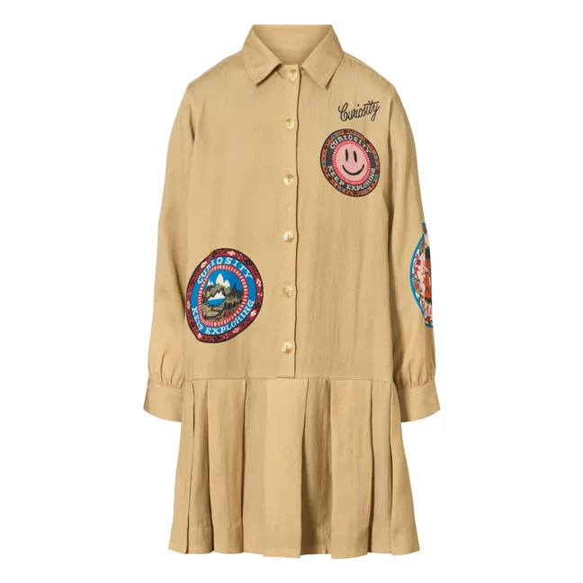 Robe Chemise Smiley Carrie | Camel