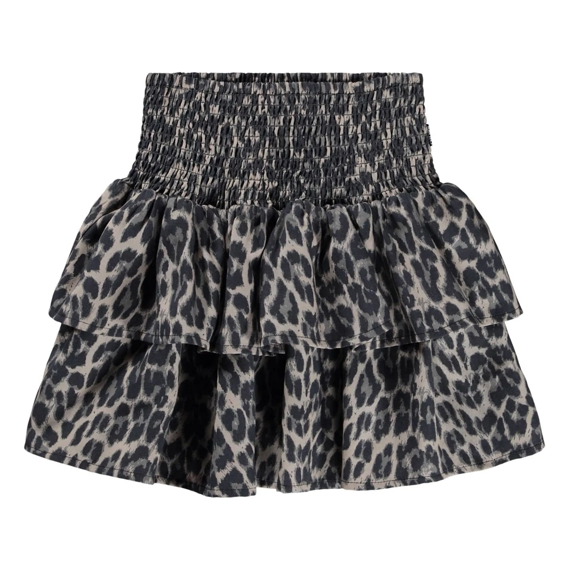 Jupe Volants Bonita Leopard | Marron- Image produit n°0