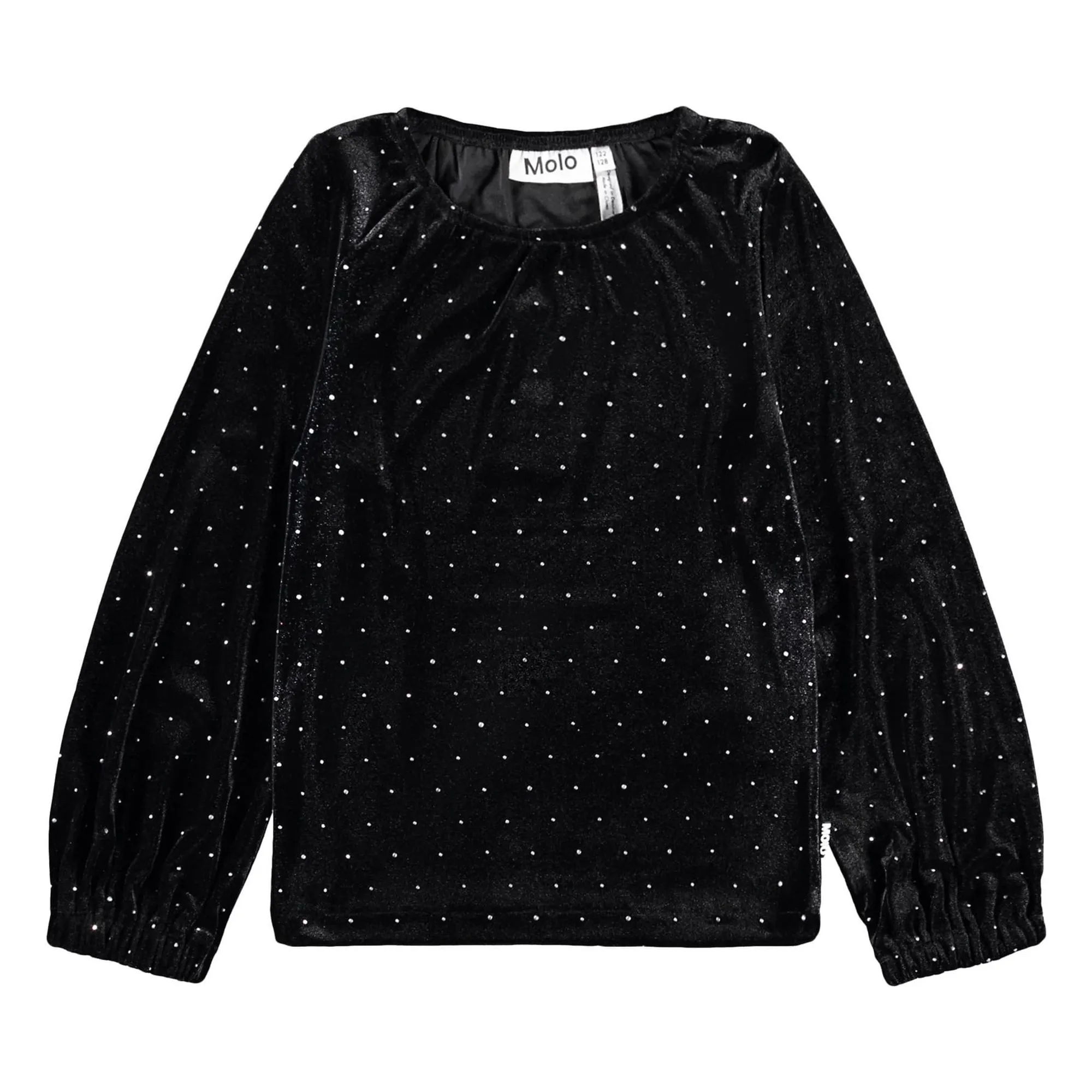 T-shirt Pailleté Rikki | Noir- Image produit n°0