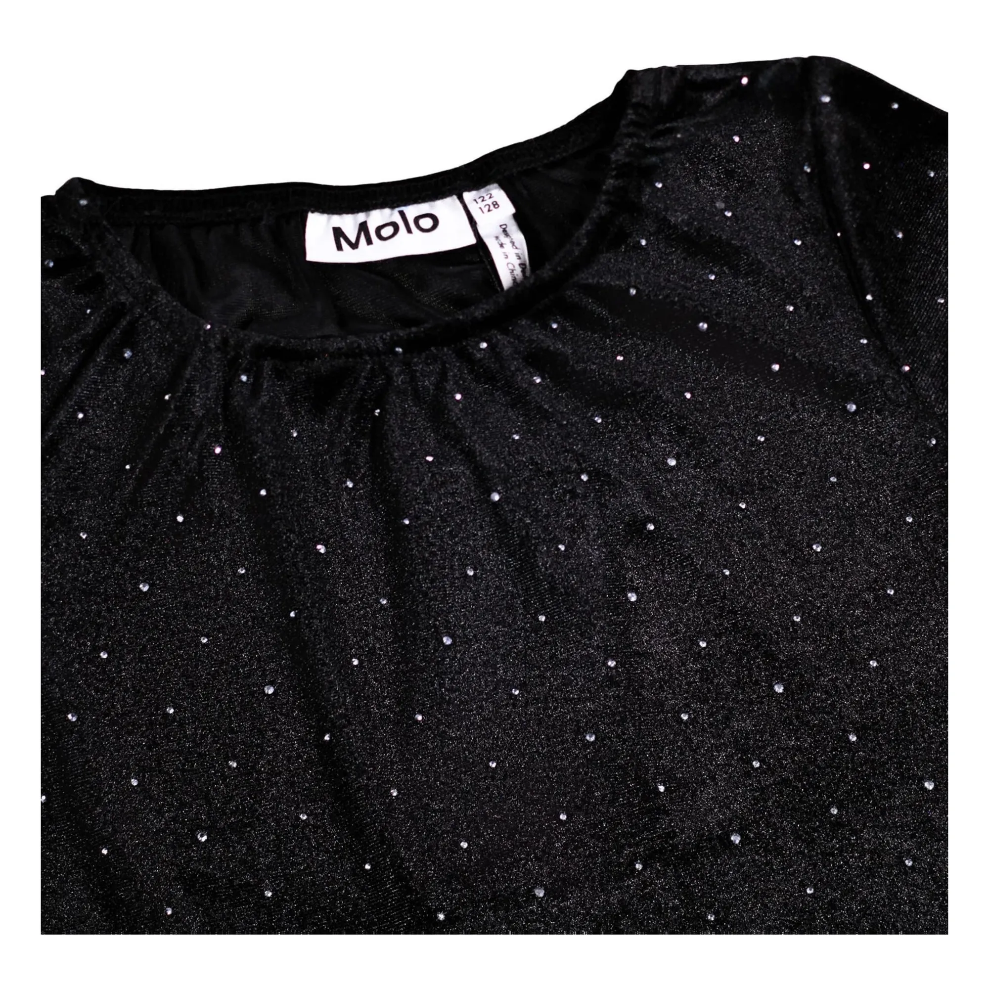 T-shirt Pailleté Rikki | Noir- Image produit n°1