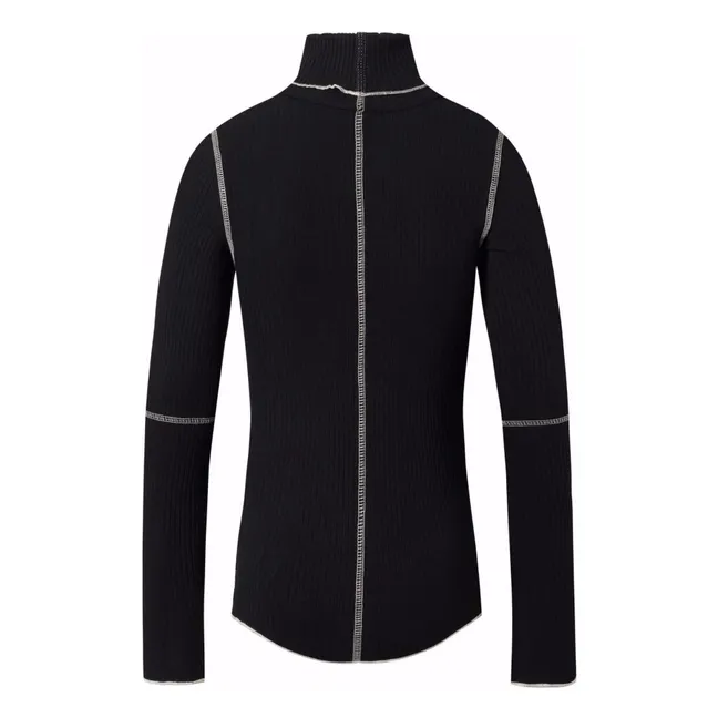 Cuello alto Rennie | Negro