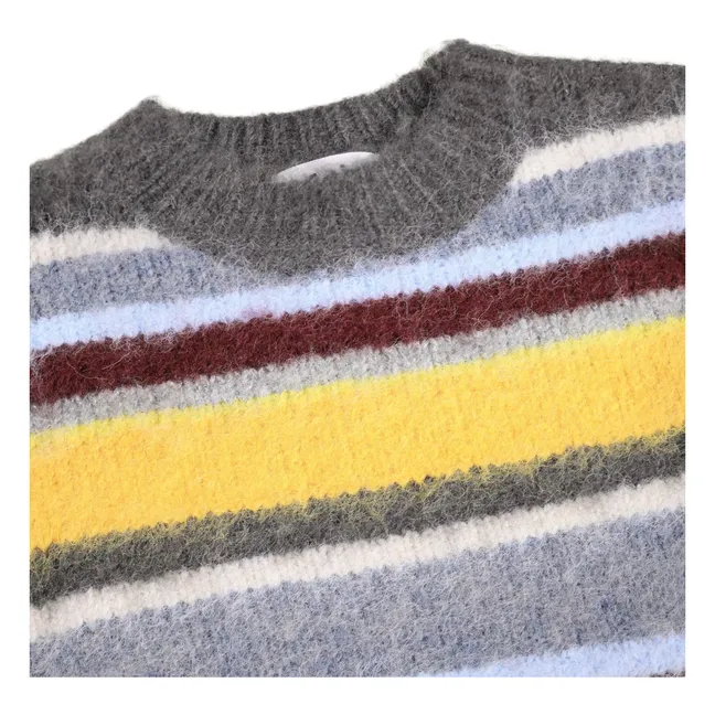 Pull Brian Rayé | Vert
