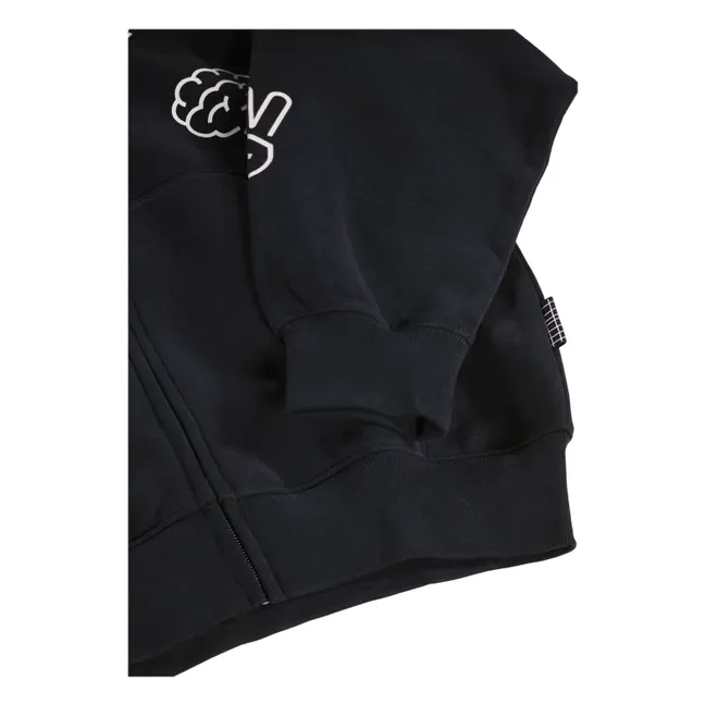 Sweat Zippé Marley Patchs | Noir