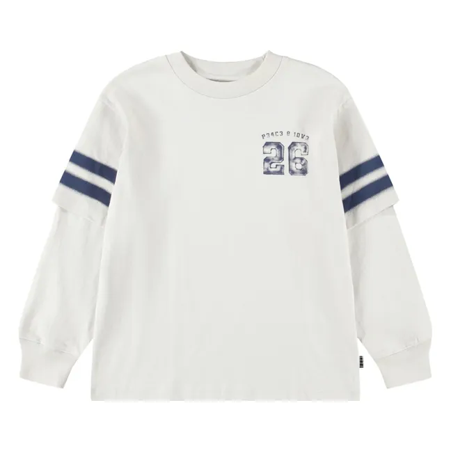 T-shirt Renton Peace & Love Coton Bio | Blanc