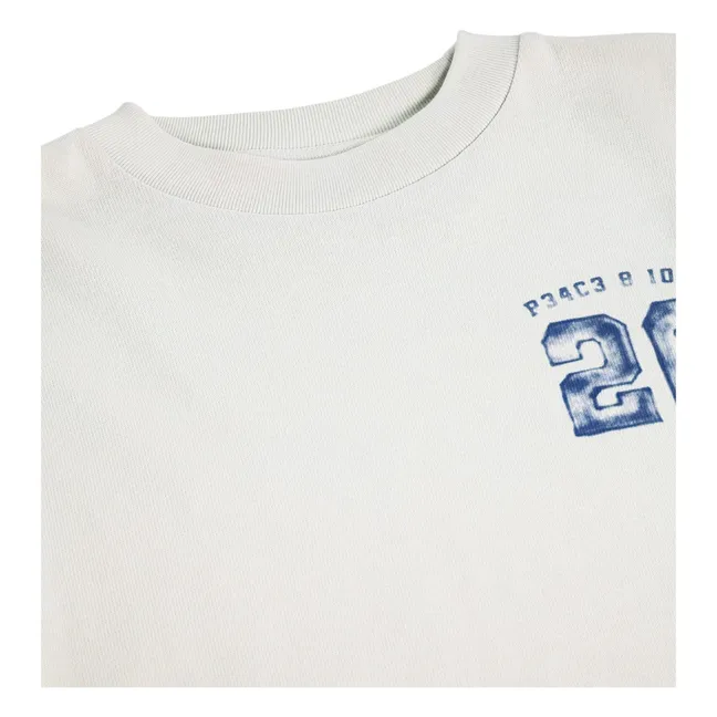 T-shirt Renton Peace & Love Coton Bio | Blanc
