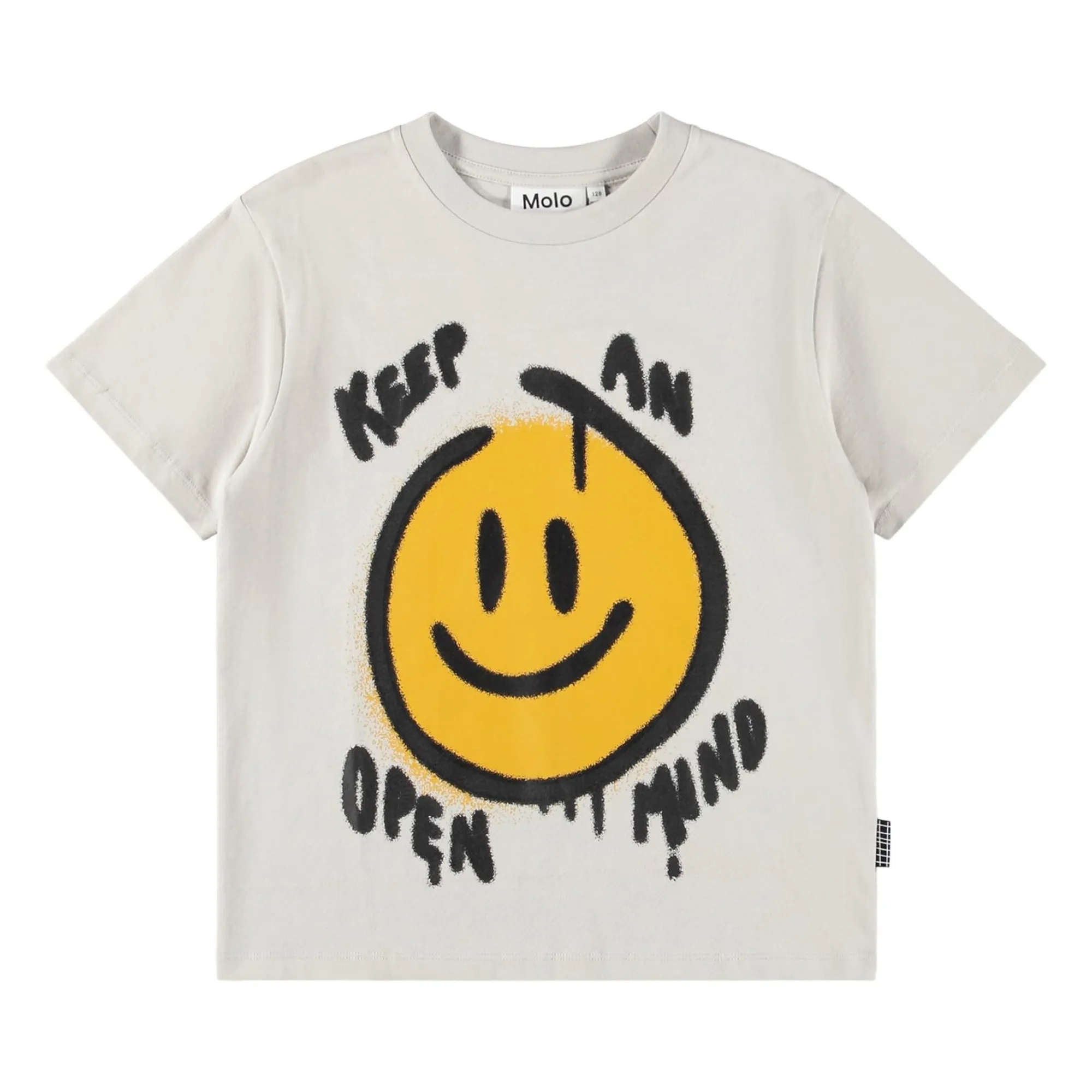 T-shirt Railey Smiley Coton Bio | Blanc- Image produit n°0