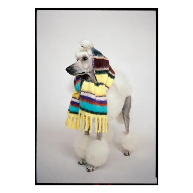 Striped Kelly Scarf | Pale yellow