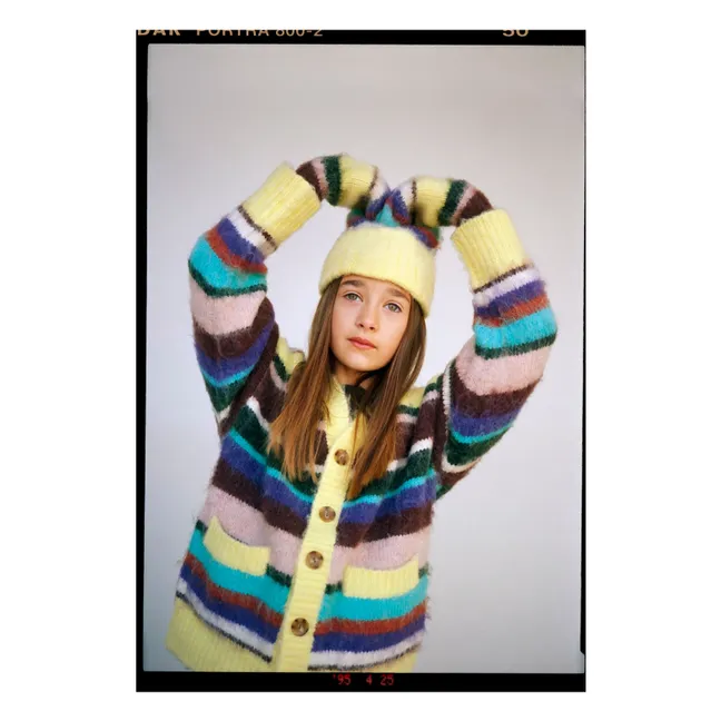 Bruttus Striped Vest | Yellow